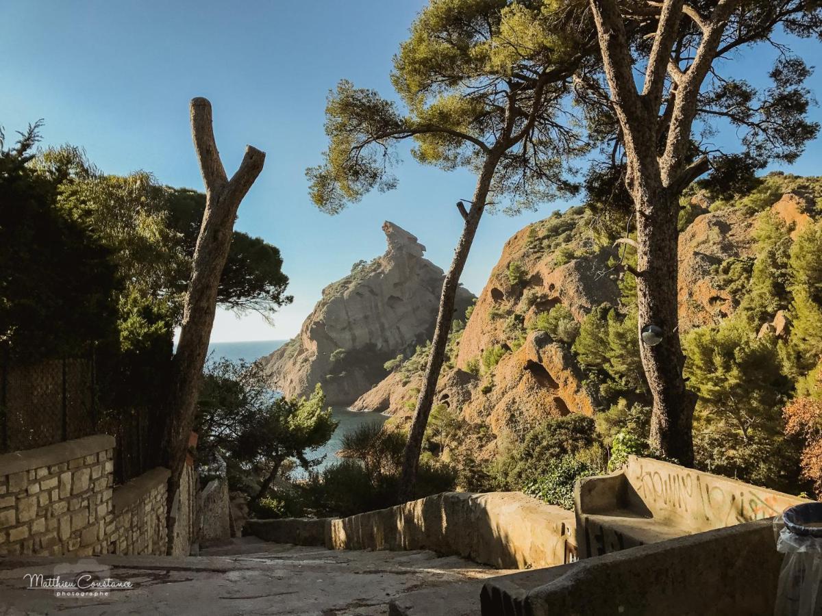 Moutte Apartman Saint-Cyr-sur-Mer Kültér fotó